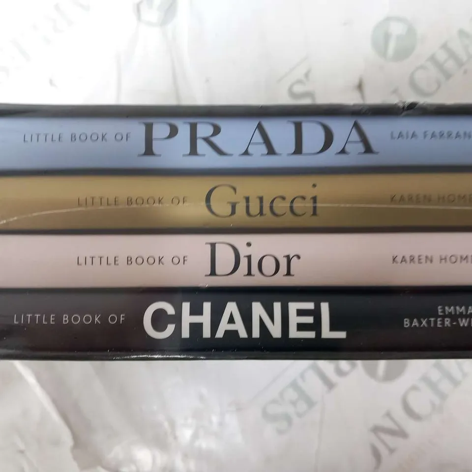 SEALED LITTLE GUIDES TO STYLE A HISTORICAL REVIEW OF FOUR FASHION ICONS; PRADA, GUCCI, DIOR AND CHANEL
