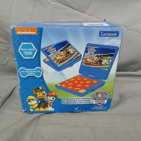 PAW PATROL PORTABLE DVD PLAYER