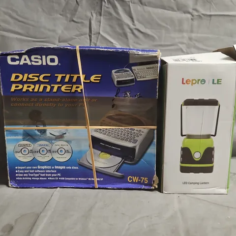 BOX OF APPROXIMATELY 10 ASSORTED ELECTRICAL HOUSEHOLD ITEMS - COLLECTION ONLY