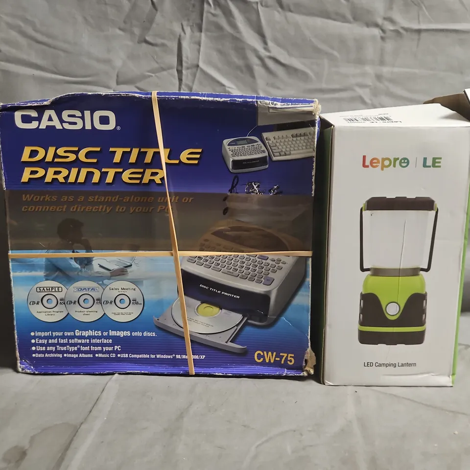 BOX OF APPROXIMATELY 10 ASSORTED ELECTRICAL HOUSEHOLD ITEMS - COLLECTION ONLY