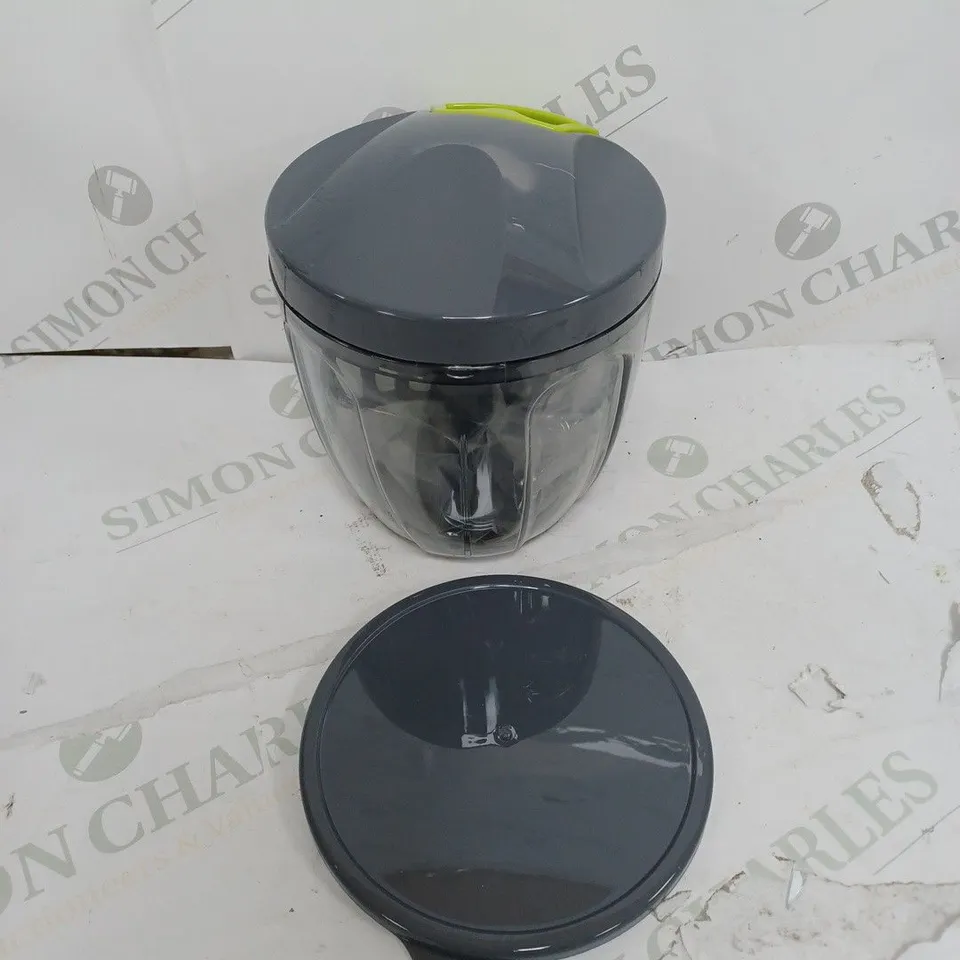 3 BOXED PIRANHA PULL AND CHOP JUMBO FOOD PROCESSORS - GREY