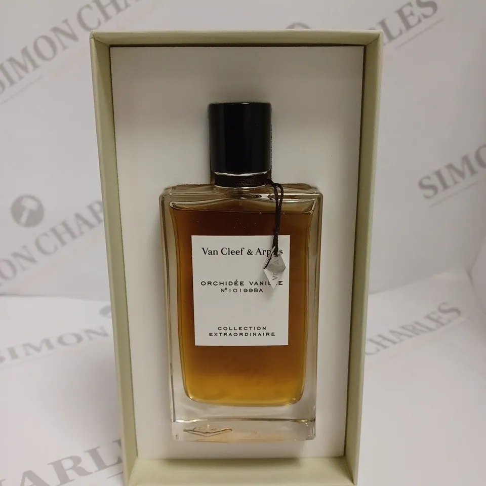 BOXED VAN CLEEF AND ARPELS ORCHIDEE VANILLE COLLECTION EXTRAORDINAIRE EAU DE PARFUM SPRAY - 75ML 