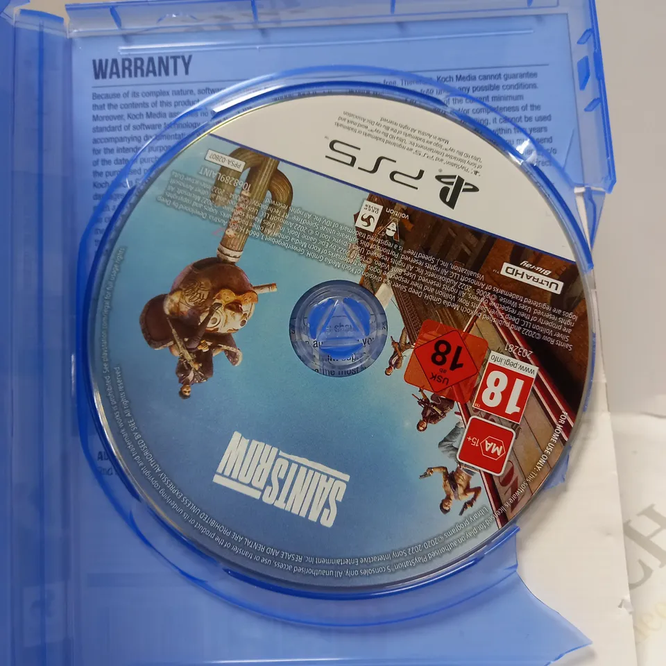 PS5 SAINTS ROW DAY ONE EDITION VIDEO GAME  RRP £59.99