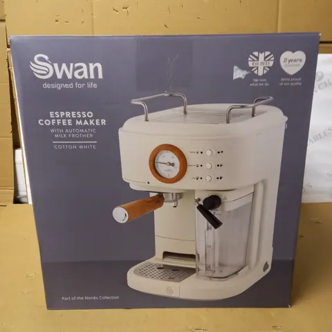 SWAN NORDIC ONE TOUCH ESPRESSO MACHINE