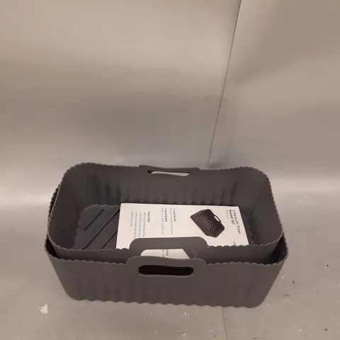 COOK'S ESSENTIALS DUAL AIR FRYER BASKET SET