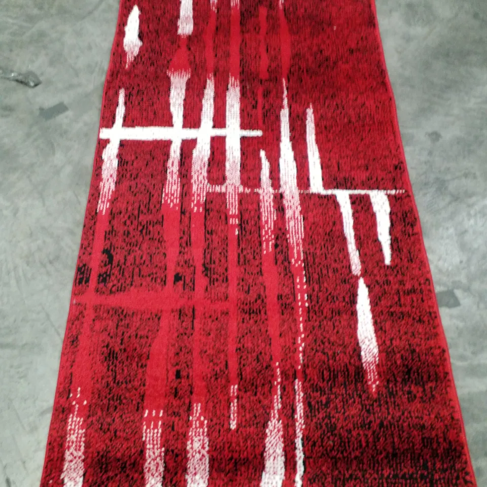 BRAND NEW PACO HOME ECE 924 AREA RUG IN RED (70X250CM)