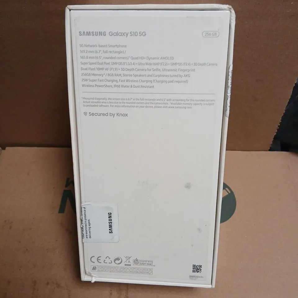 SAMSUNG GALAXY S10 5G SMARTPHONE – 256GB – BLACK (BOXED)
