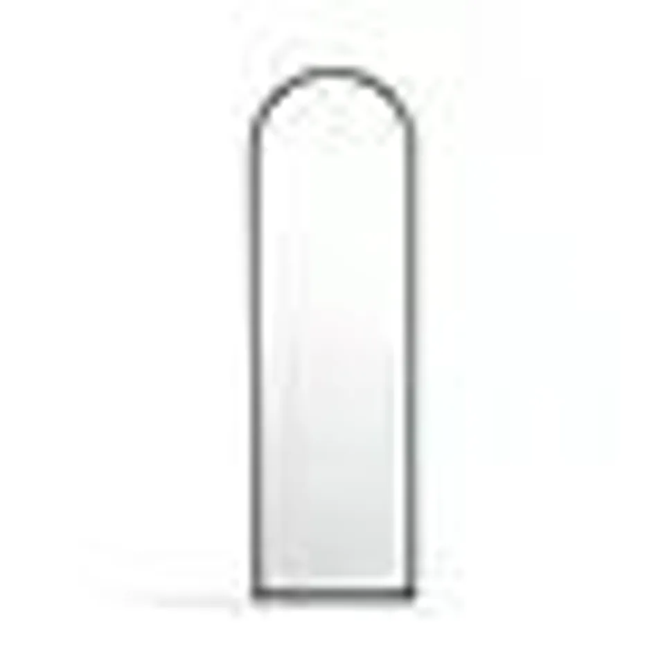 BOXED REMI ARCHED SCALLOPED FULL LENGTH LEANER MIRROR- GREEN