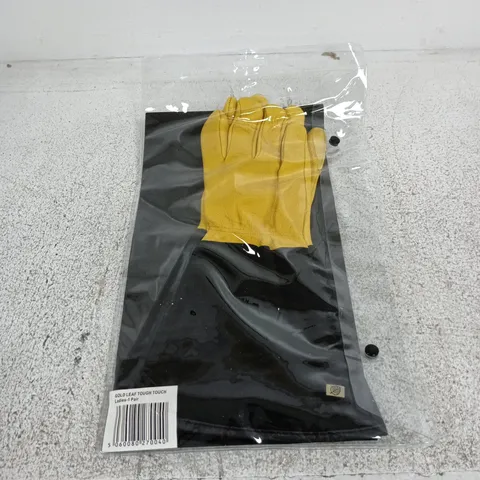 RHS TOUGH TOUCH LADIES' GARDENING GLOVES – YELLOW & BLACK