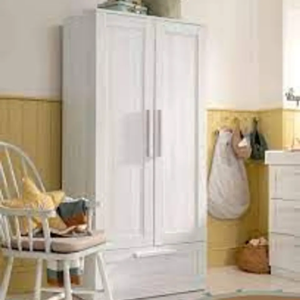 BOXED MAMAS & PAPAS ATLAS WARDROBE - NIMBUS WHITE (INCOMPLETE, ONE BOX ONLY. BOX 2 OF 2 ONLY)