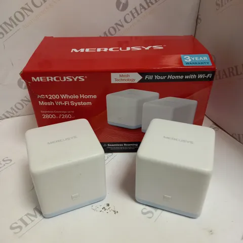 BOXED MERCUSYS AC1200 WHOLE HOME MESH WIFI SYSTEM