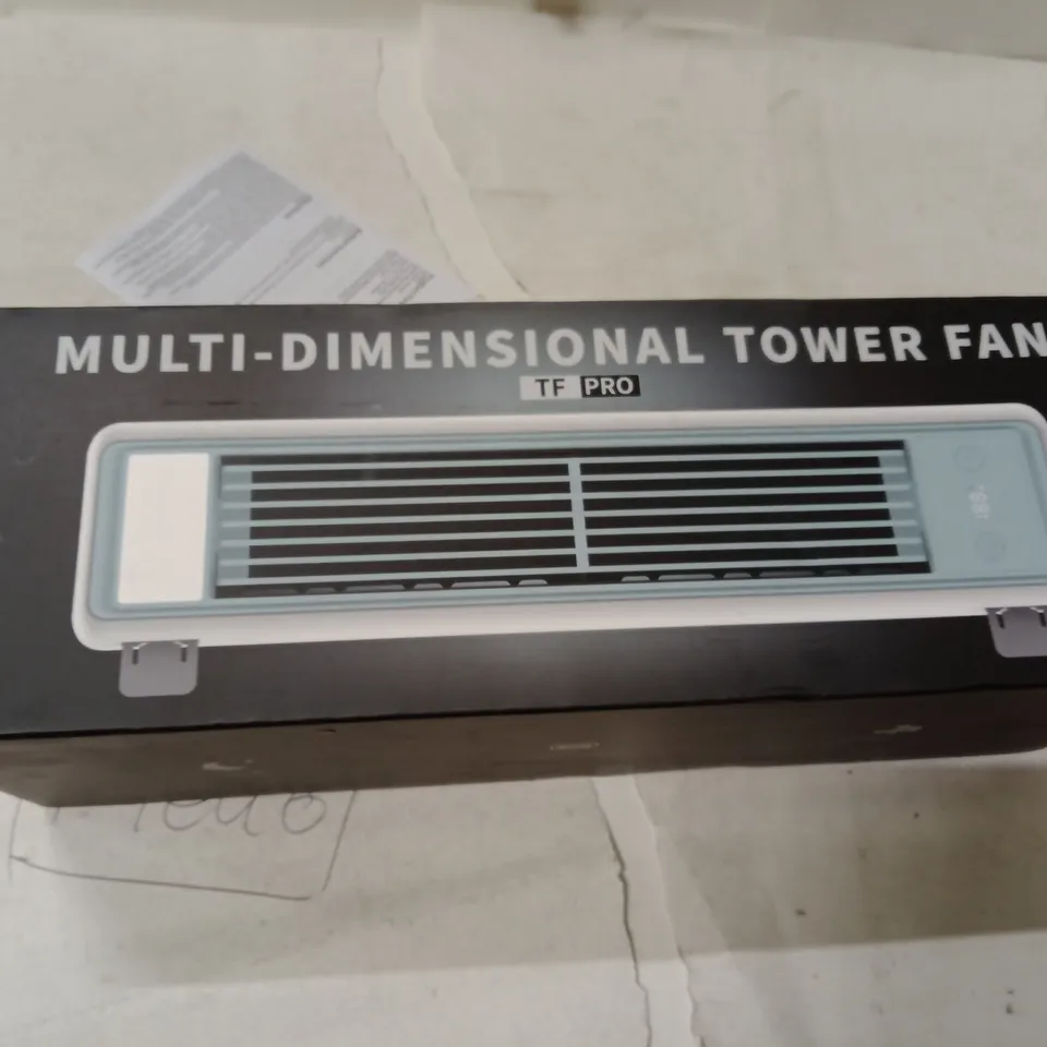 MULTI-DIMENSIONAL TOWER FAN TF PRO – BOXED