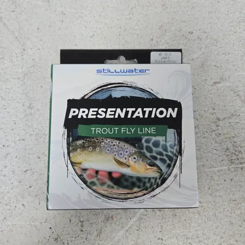 STILLWATER PRESENTATION TROUT FLY LINE β WF7F/F, 100FT, YELLOW/OLIVE