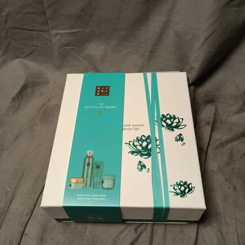 RITUALS THE RITUAL OF KARMA GIFT BOX (BODY SCRUB, SHOWER FOAM, BODY CREAM & BODY MASK)