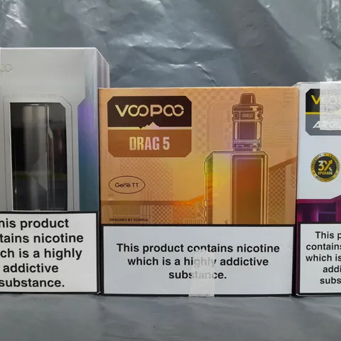 BOX OF APPROXIMATELY 20 ASSORTED E-CIGARETTE/VAPING PRODUCTS - MAKES, MODELS, COLOURS, AND STYLES VARY - COLLECTION ONLY