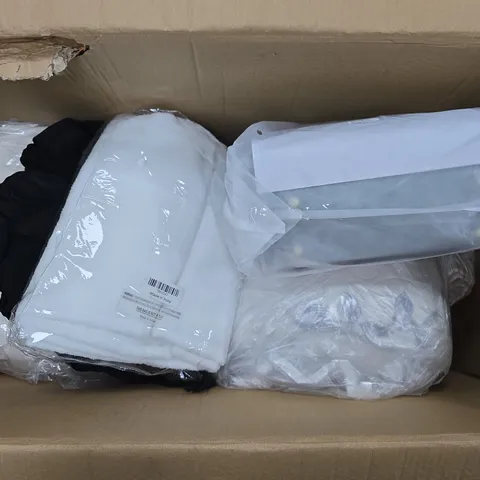 APPROXIMATELY 12 ASSORTED ITEMS TO INCLUDE HANDBAGS, BEDDING, CLOTHING, ETC - COLLECTION ONLY