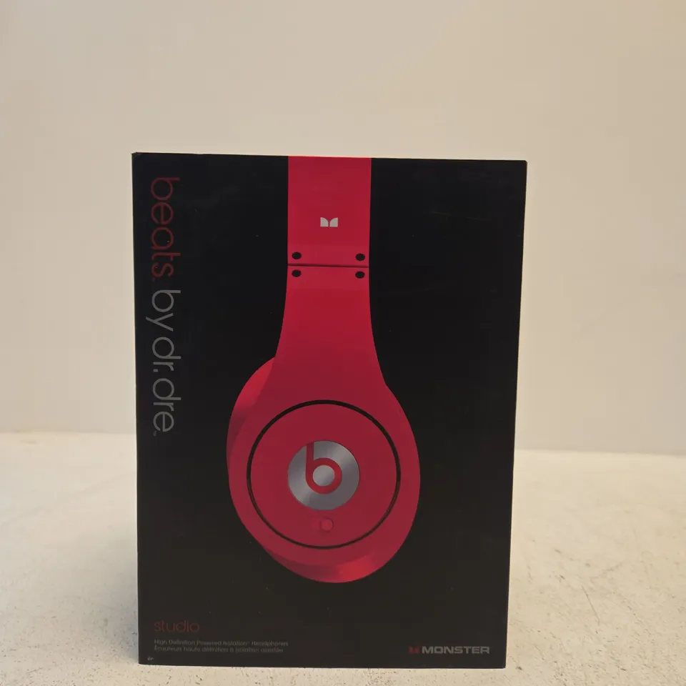 BEATS BY DR. DRE STUDIO HEADPHONES – PINK (BOXED)