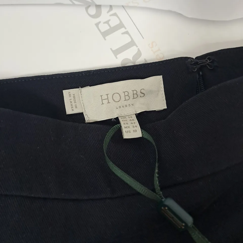 HOBBS JORDAN SKIRT IN NAVY BLUE - UK SIZE 14