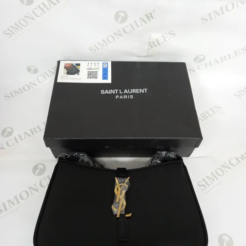 BOXED SAINT LAURENT LEATHER SHOULDER BAG