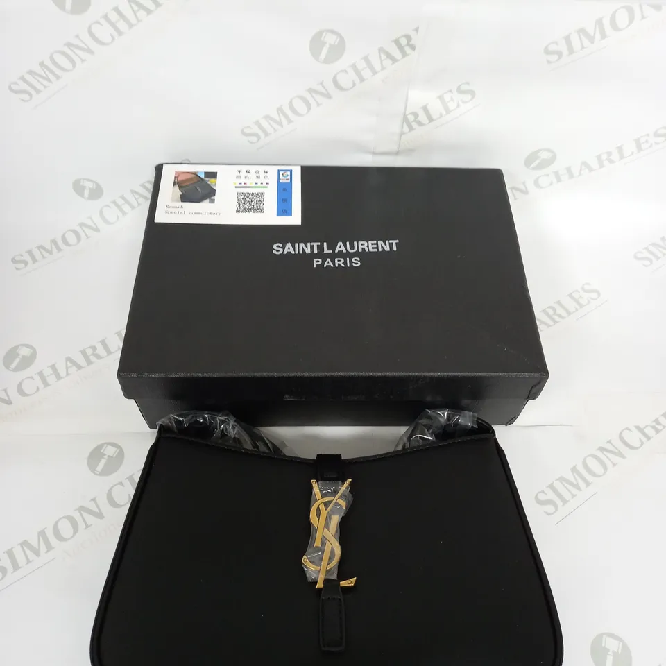 BOXED SAINT LAURENT LEATHER SHOULDER BAG
