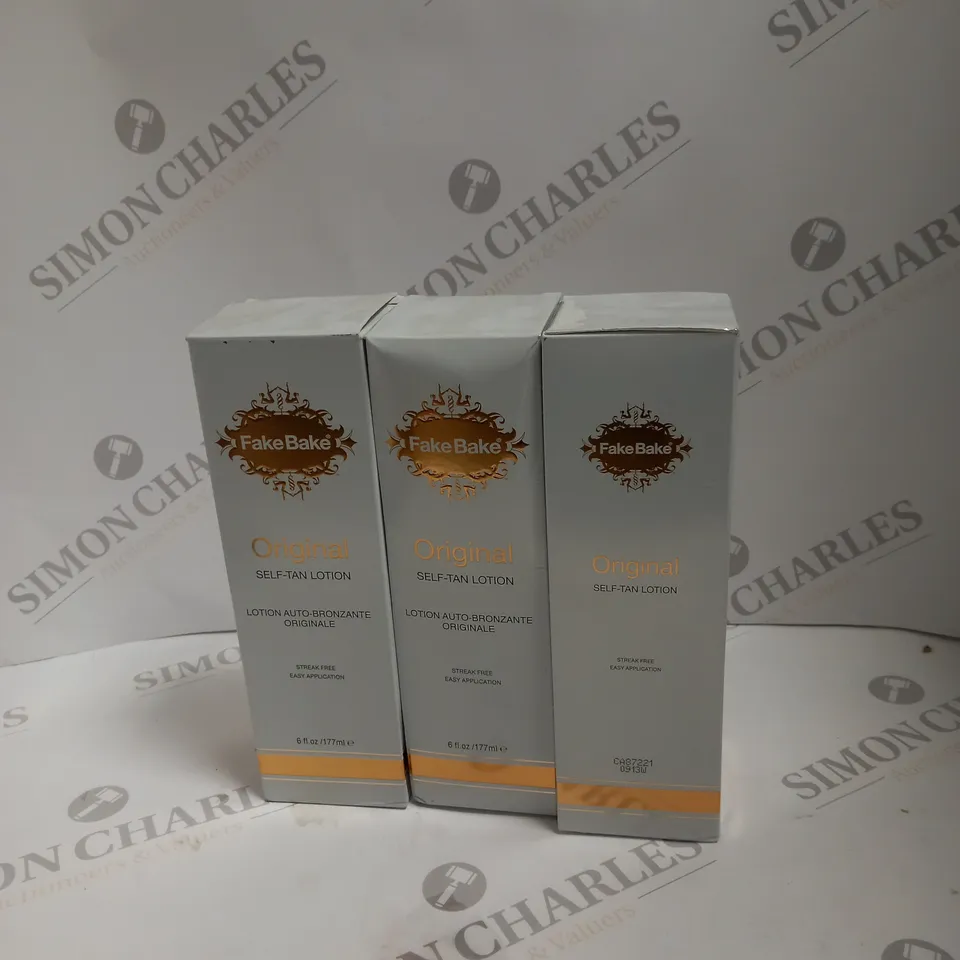 BOX OF APPROX 10 FAKE BAKE SELF TAN LOTION