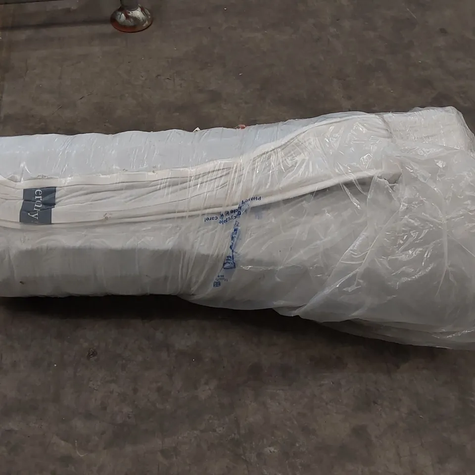 QUALITY BAGGED AND ROLLED 4' SMALL DOUBLE SERENITY HYBRID COIL AND MEMORY FOAM MATTRESS