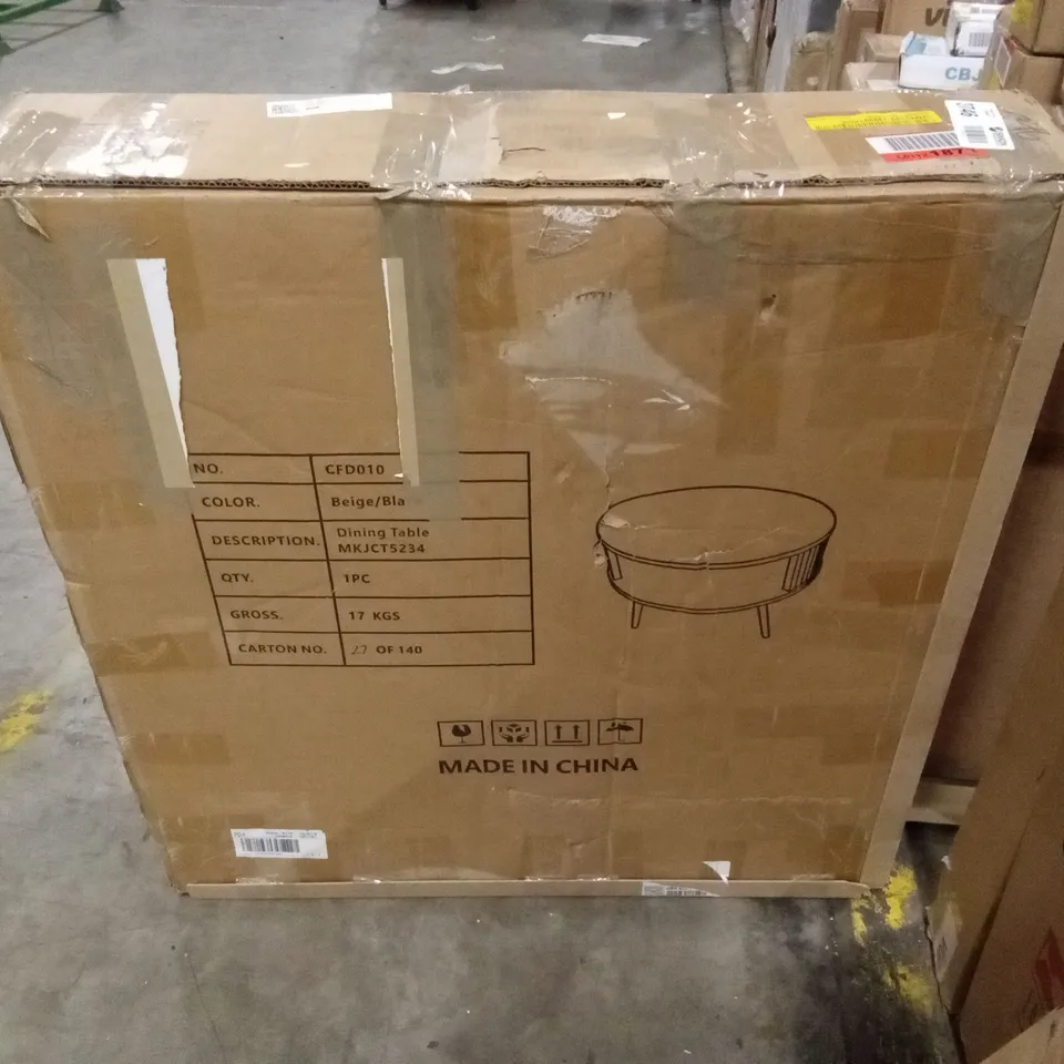 BOXED NY ROUND COFFEE TABLE (1 BOX)