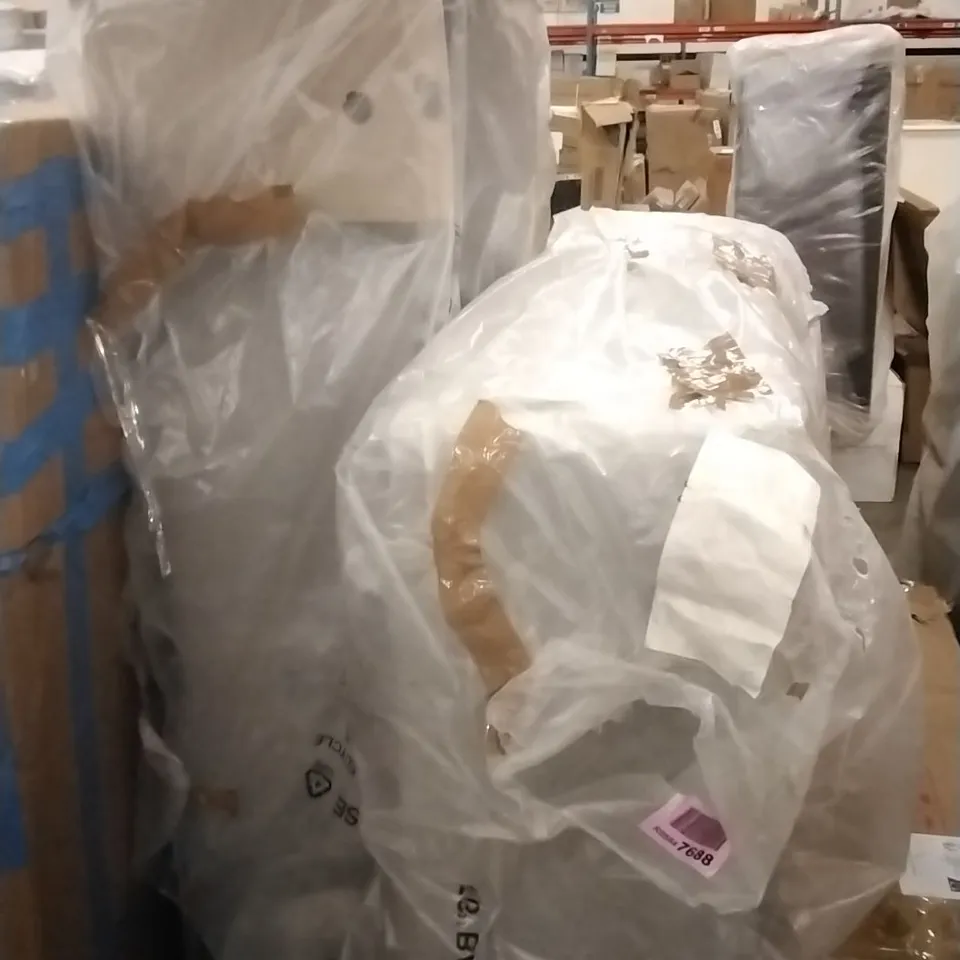 WRAPPED ASIA DIVAN BED STORAGE BED , 4'6FT IN LIGHT GREY,  2 PARTS 