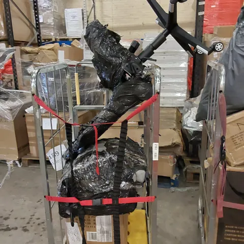 3 X CAGES TO CONTAIN ASSORTED HOUSEHOLD PRODUCTS. INCLUDES GAMING CHAIR, CORNER DESK, BAR STOOL ETC (CAGES NOT INCLUDED)
