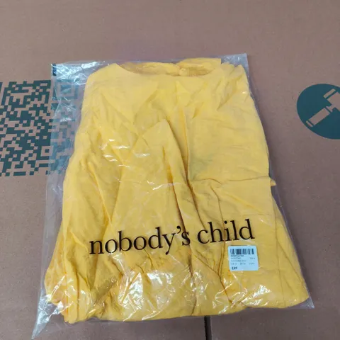 NOBODY'S CHILD LOLA MIDAXI DRESS – YELLOW, UK 10 