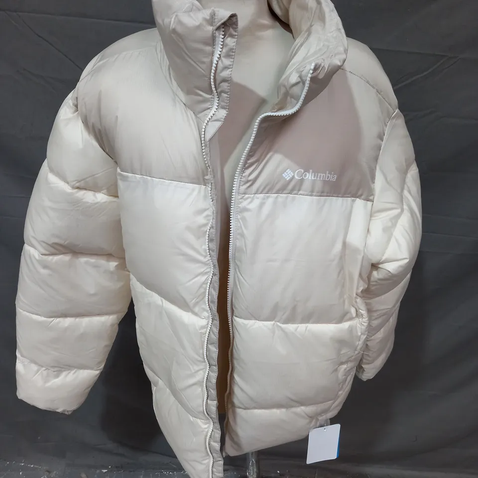COLUMBIA PUFFECT II JACKET IN CREAM - MEDIUM