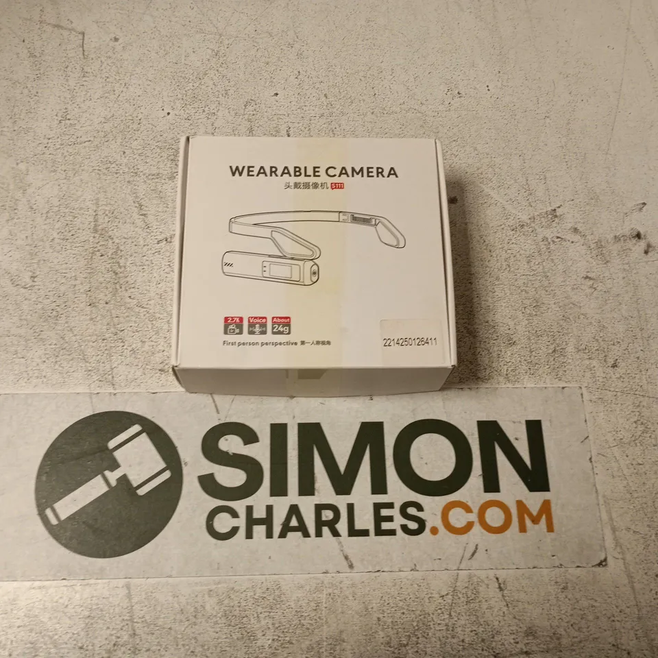 WEARABLE CAMERA – BOXED
