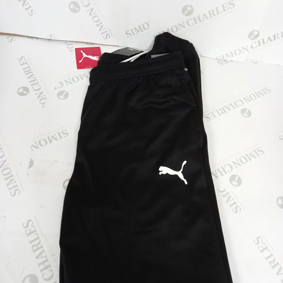 PUMA LOGO TRACKSUIT BOTTOMS SIZE L