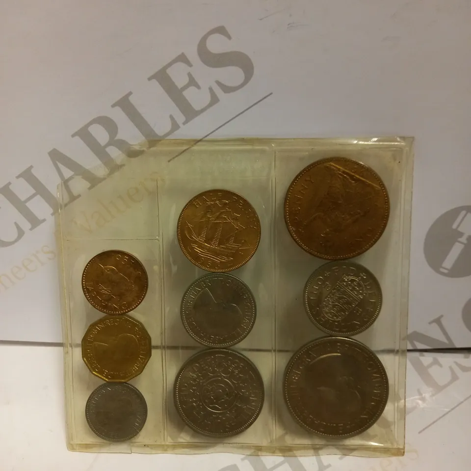 SET OF 9 OLD BRITISH COINS 