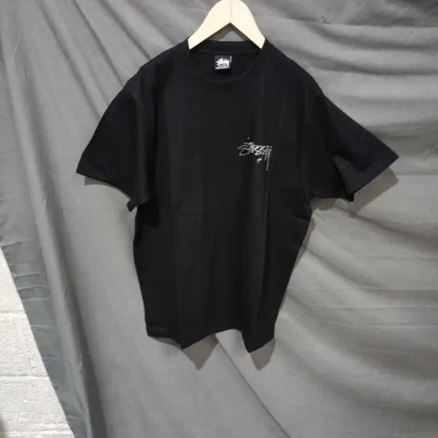 STÜSSY T-SHIRT – BLACK, SIZE M