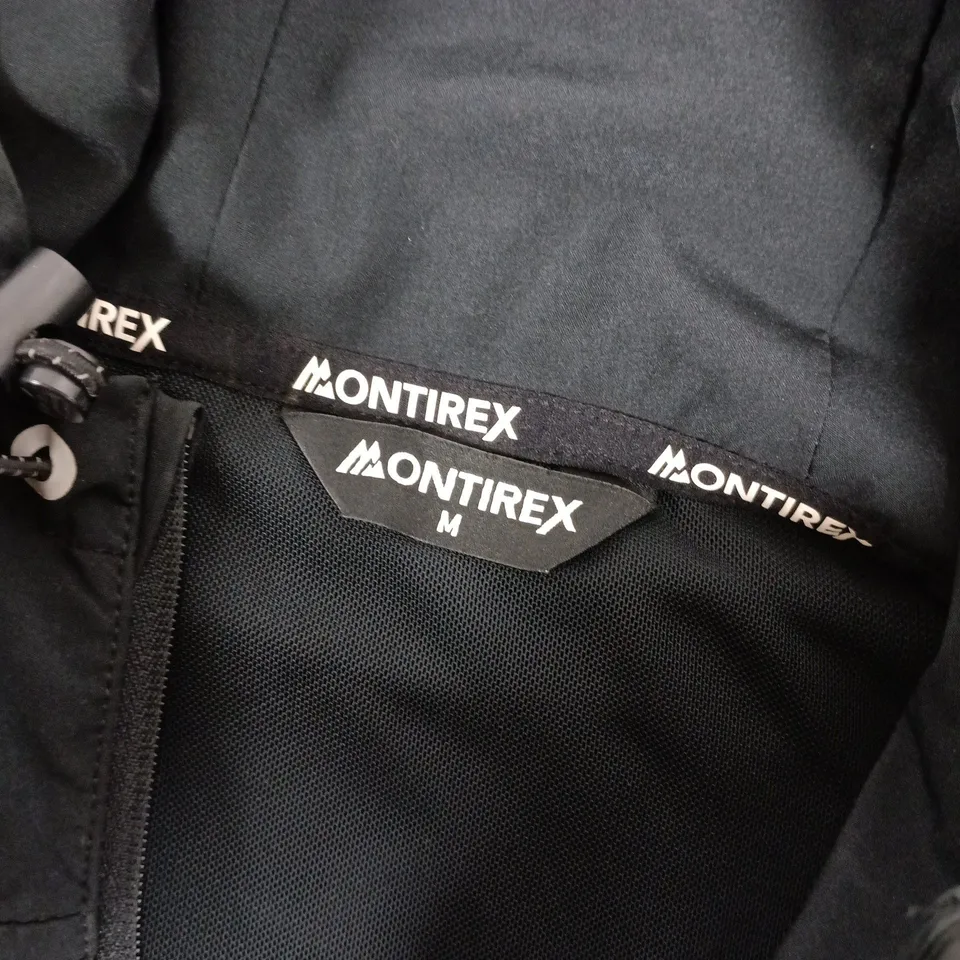MONTIREX BLACK HOODED JACKET – UK SIZE M