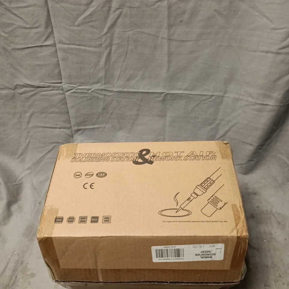 THERMOSTATIC & HOT AIR SOLDERING STATION REWORK STATION – BOXED