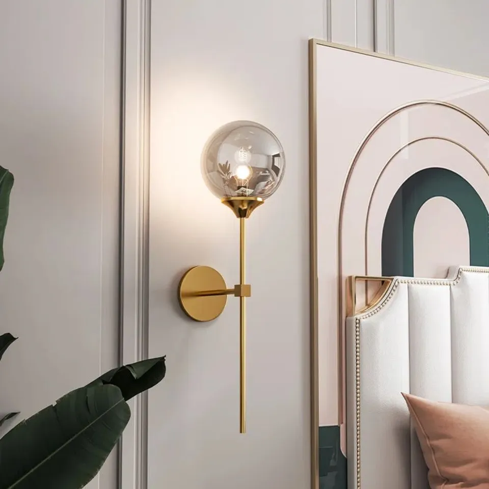 BOXED INGLES CHROME ARMED SCONCE