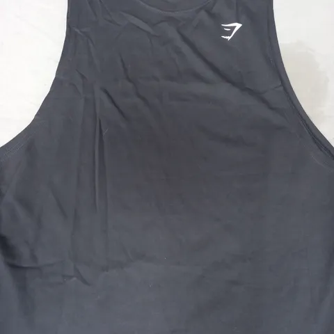 GYMSHARK TANK TOP IN BLACK SIZE SMALL