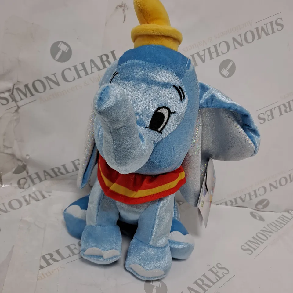 DISNEY D100 PLATINUM COLOUR SERIES DUMBO 25CM SOFT TOY