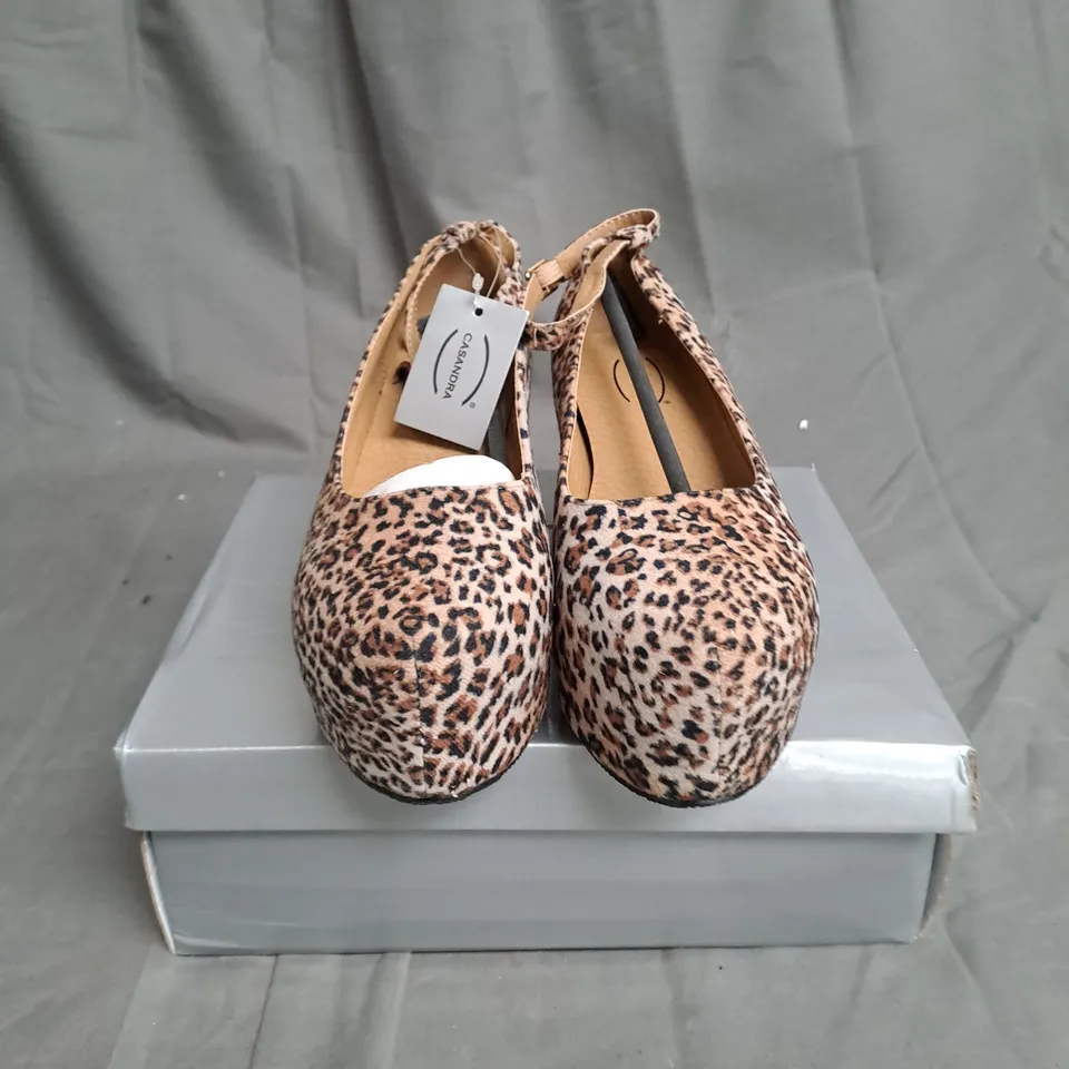 BOXED LOT OF 8 PAIRS OF LADIES CASANDRA PLATFORM SHOES