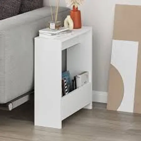 BOXED SIMPI MODERN SIDE TABLE - WHITE