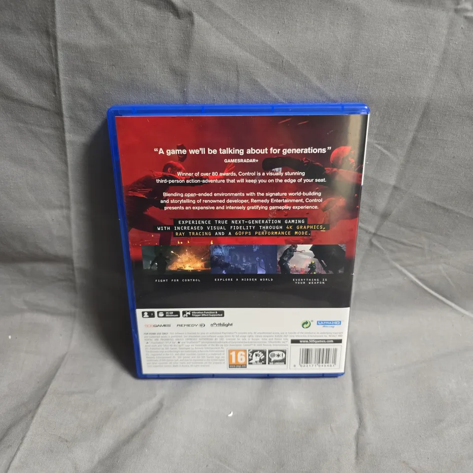 CONTROL ULTIMATE EDITION (PS5) – PHYSICAL GAME CASE WITH DISC