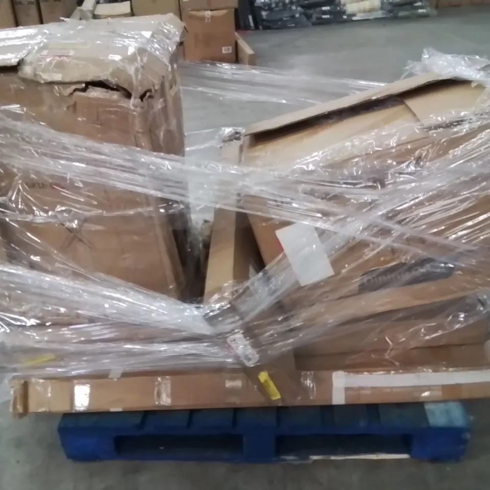 PALLET CONTAINING VARIOUS ASSORTED BOXED INCOMPLETE HOUSEHOLD ITEMS ETC.