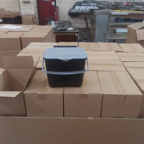 PALLET CONTAINING A VERY LARGE QUANTITY OF FOOD WASTE COMPOST BINS