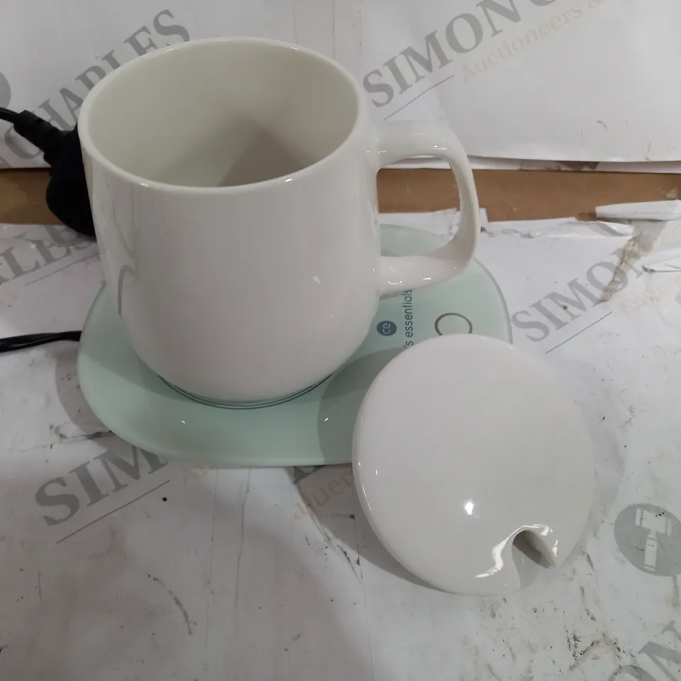 PLUG IN DRINK WARMER SET COLOUR: WHITE