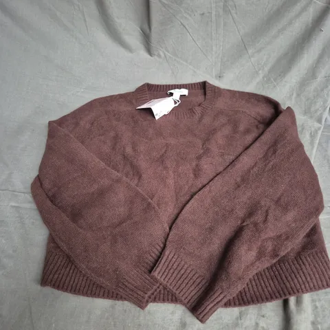 & OTHER STORIES BROWN KNIT JUMPER – WOMEN’S, SIZE M