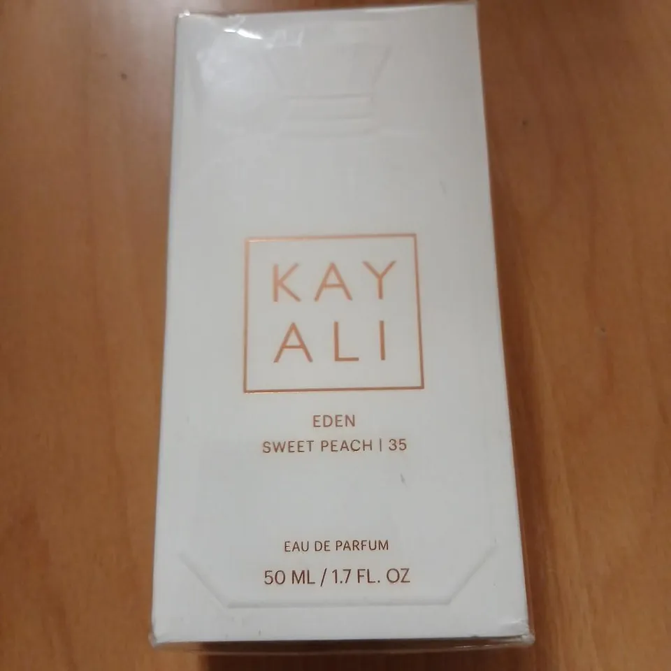 BOXED AND SEALED KAY ALI EDEN SWEET PEACH 35 EAU DE PARFUM 50ML