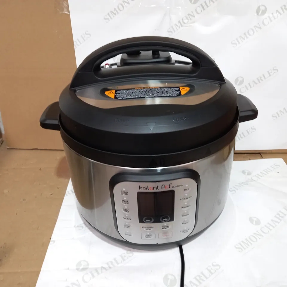 INSTANT POT DUO NOVA ELECTRIC MULTI-USE PRESSURE COOKER