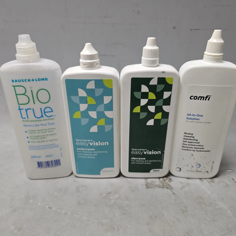 APPROXIMATELY 14 ASSORTED VISION CARE ITEMS TO INCLUDE - SPECSAVERS ALL PURPOSE , SPECSAVERS EASI PURPOSE ETC